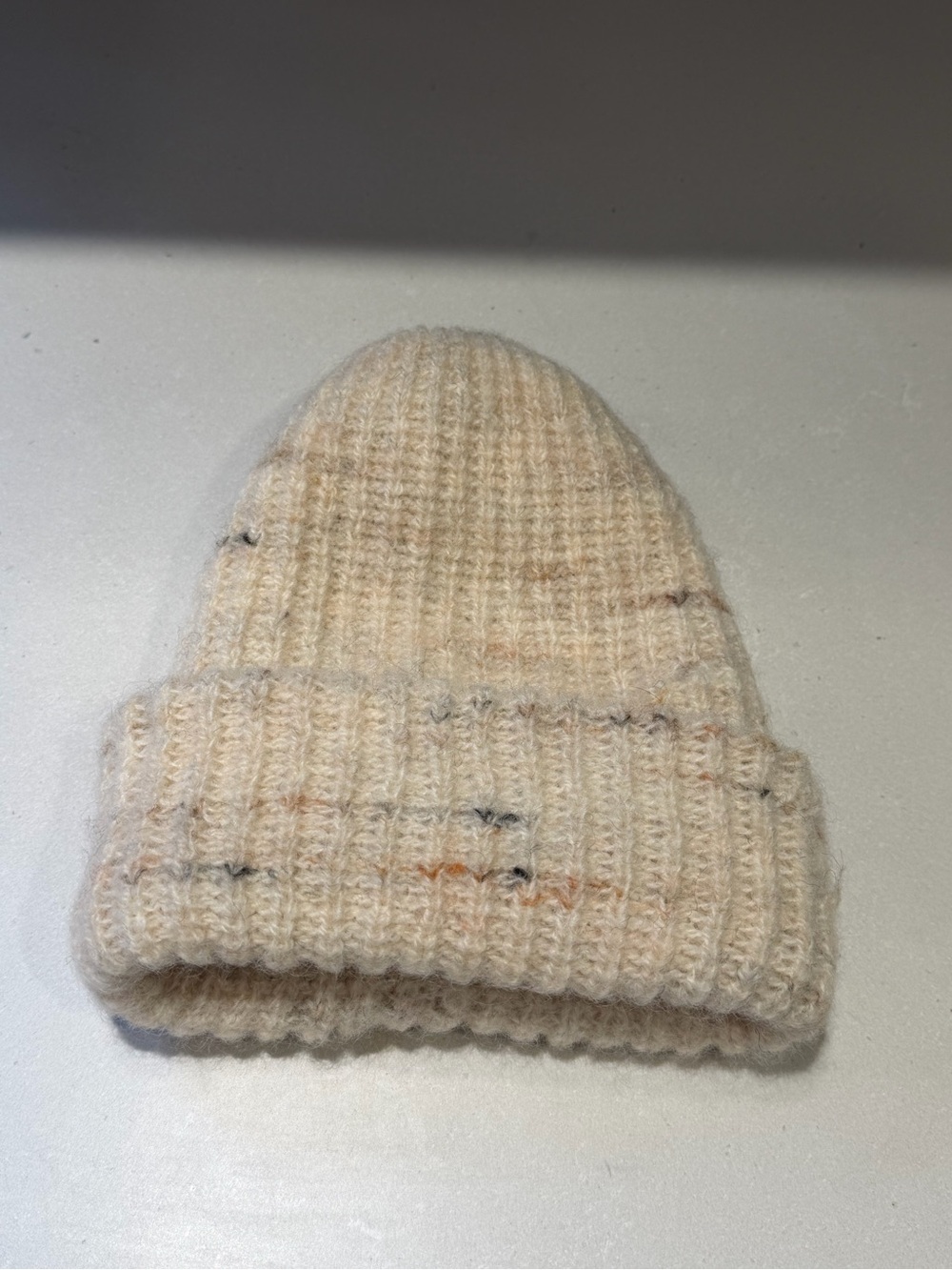 Pendleton Cream Knit Wool Beanie